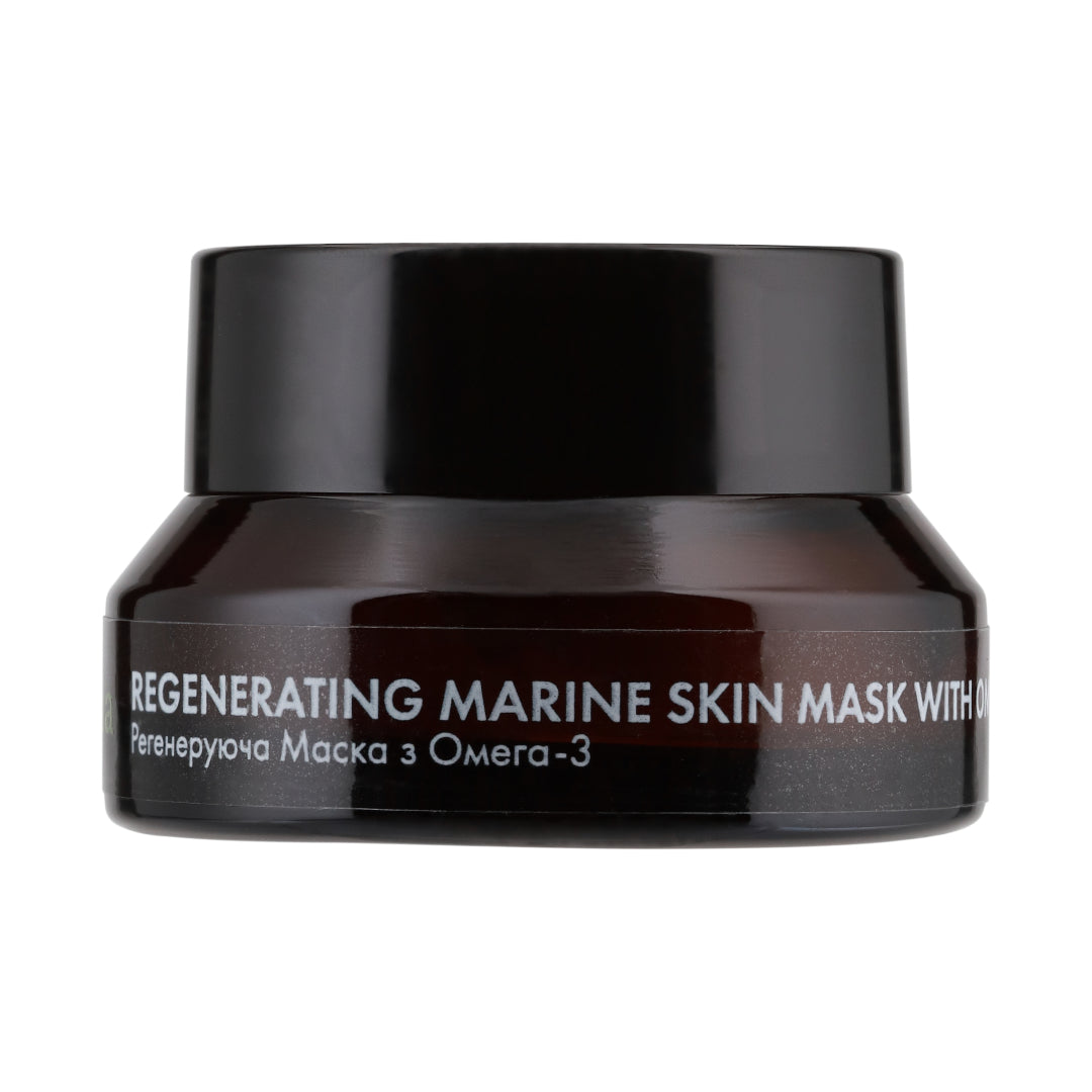 Regenerating Mask Omega-3 of active nutrition Gives radiance to the skin, does not have a film, is well absorbed, Balanced hypernutrition system with omega acids of deep-sea fish roe