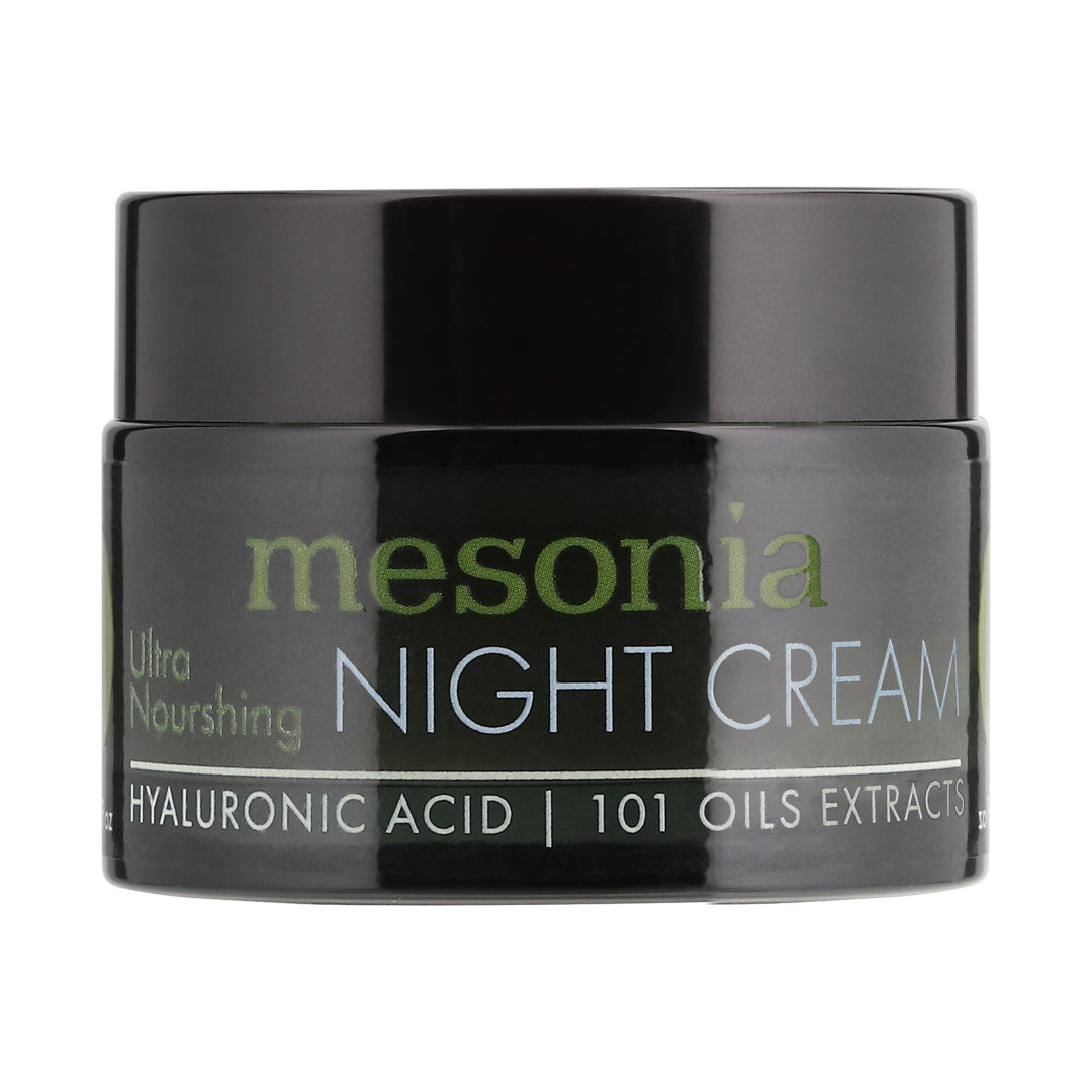 Ultra-nourishing night cream with Hyaluronic Acid and herbal extracts