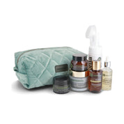Set05: Professional skincare set with saffron and active 3D hyaluronic acid for cleansing, nourishment, and regeneration of normal skin