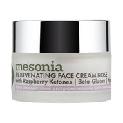 Rejuvenating face cream with raspberry ketones, beta-glucan, hyaluronic acid, Vit E ( travel size 14ml )