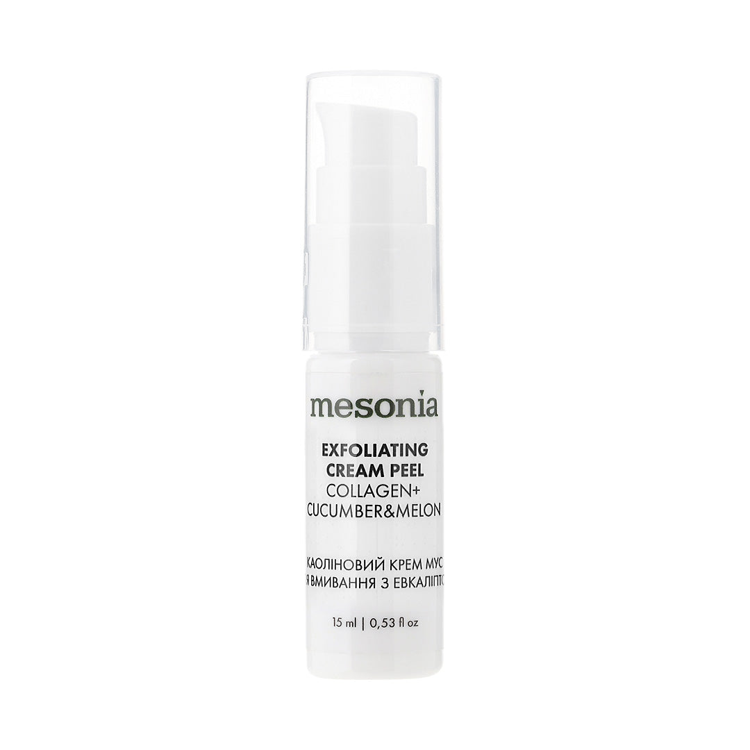 Cream-exfoliant gentle peeling "Cucumber &amp; Melon" with collagen