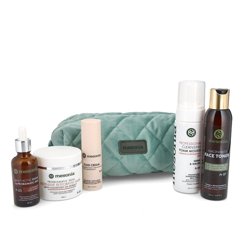 Set01: Professional Skincare Set for Problematic Skin. Level 1 