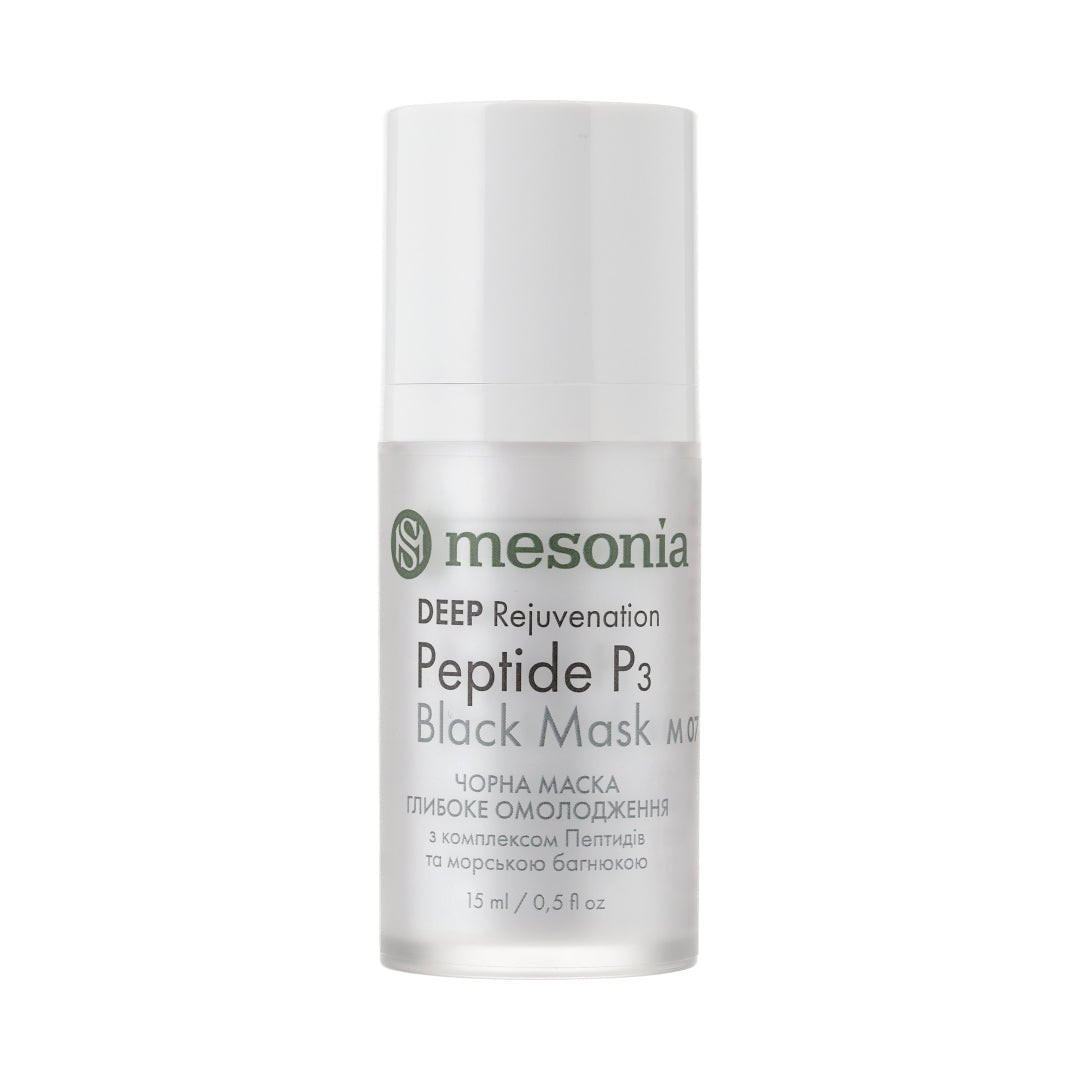 Black Mask Deep Rejuvenation with Peptide Complex, Sea Mud