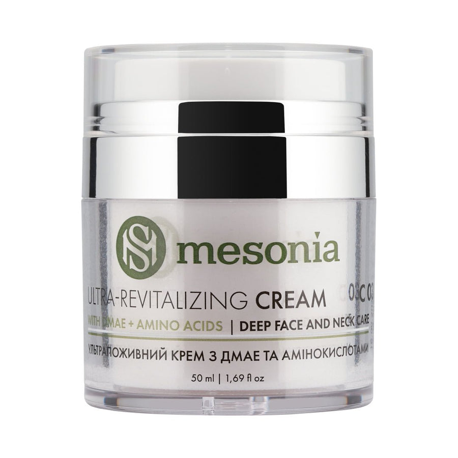 Ультрапоживний Крем ДМАЕ+ Амінокислоти, Алое, Вітаміни для активного живлення шкіри - Mesonia