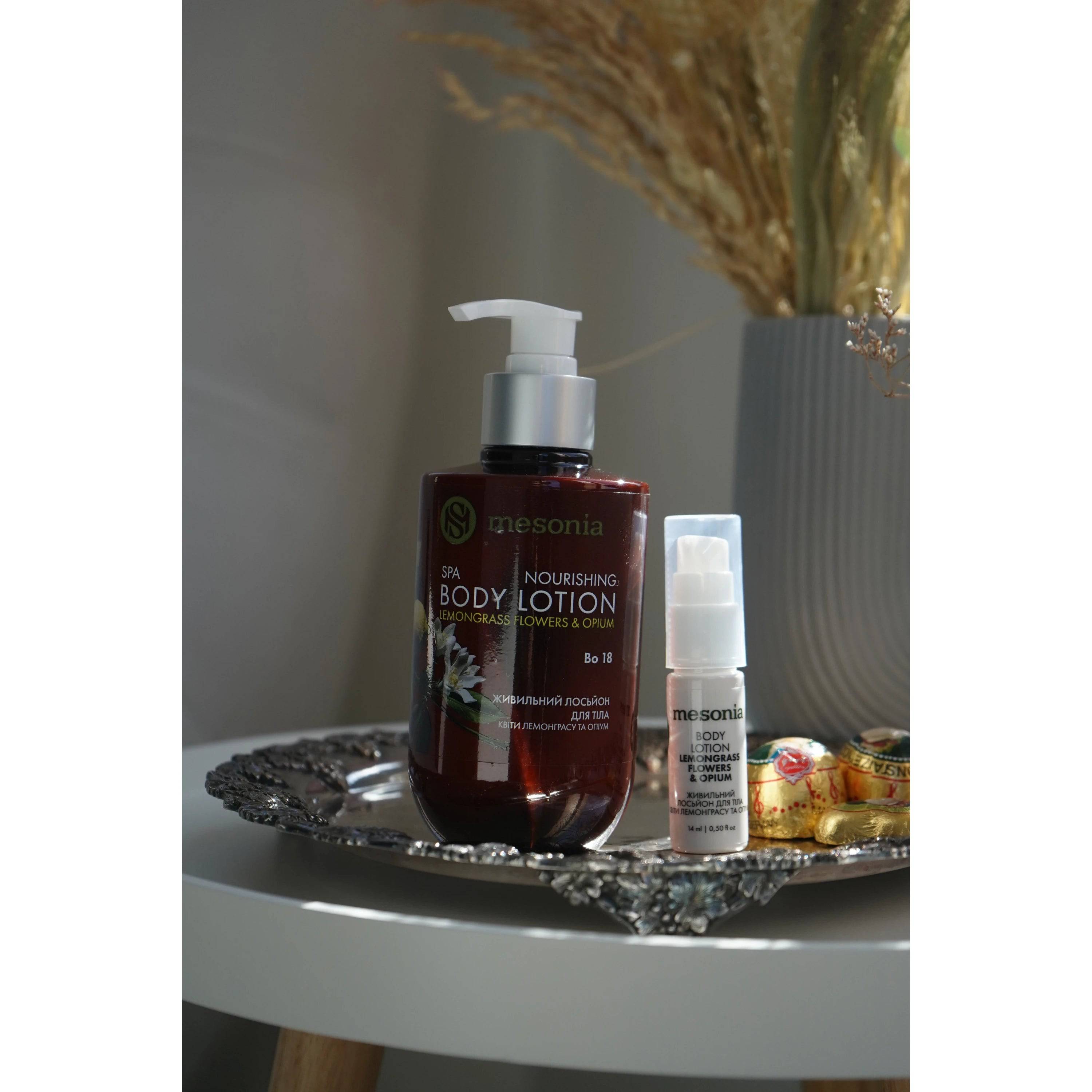 Nourishing body lotion Lemongrass and Opium flowers with a complex